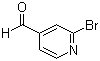 结构式 CAS# 118289-17-1, 2-溴吡啶-4-甲醛; 4-醛基-2-溴吡啶