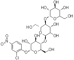 2-Chloro-4-nitrophenyl alpha-maltotrioside molecular structure (CAS 118291-90-0)
