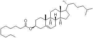 结构式 CAS# 1183-04-6, 胆甾烯基癸酸酯; 胆甾醇癸酸酯