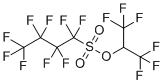 1,1,1,3,3,3-Hexafluoropropan-2-yl 1,1,2,2,3,3,4,4,4-nonafluorobutane-1-sulfonate molecular structure (CAS 118334-96-6)