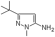structure of CAS# 118430-73-2, 3-tert-Butyl-1-methyl-1H-pyrazol-5-amine