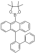 2-(10-[1,1'-Biphenyl]-2-yl-9-anthracenyl)-4,4,5,5-tetramethyl-1,3,2-dioxaborolane molecular structure (CAS 1184301-61-8)