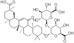 Licoricesaponin H2 molecular structure (CAS 118441-85-3)