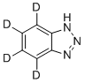 Benzotriazole-d4 molecular structure (CAS 1185072-03-0)