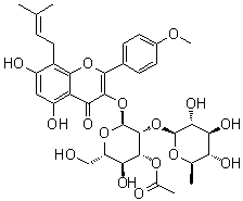 Sagittatoside C molecular structure (CAS 118525-37-4)