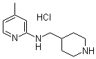 4-Methyl-N-(4-piperidinylmethyl)-2-pyridinamine hydrochloride molecular structure (CAS 1185306-92-6)