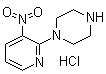 1-(3-Nitro-2-pyridinyl)piperazine hydrochloride molecular structure (CAS 1185306-94-8)