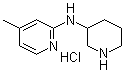 4-Methyl-N-3-piperidinyl-2-pyridinamine hydrochloride molecular structure (CAS 1185309-18-5)