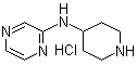 N-4-Piperidinyl-2-pyrazinamine hydrochloride molecular structure (CAS 1185309-22-1)