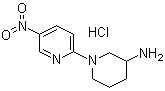 1-(5-Nitro-2-pyridinyl)-3-piperidinamine hydrochloride molecular structure (CAS 1185309-50-5)