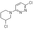 structure of CAS# 1185310-37-5, 3-Chloro-6-(3-chloro-1-piperidinyl)pyridazine