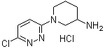 1-(6-Chloro-3-pyridazinyl)-3-piperidinamine hydrochloride molecular structure (CAS 1185310-99-9)