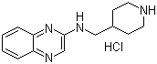 结构式 CAS# 1185311-71-0, N-(4-哌啶基甲基)-2-喹喔啉胺盐酸盐