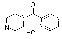 1-Piperazinyl-2-pyrazinylmethanone hydrochloride molecular structure (CAS 1185312-60-0)
