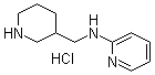 N-(3-Piperidinylmethyl)-2-pyridinamine hydrochloride molecular structure (CAS 1185313-01-2)