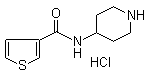 N-4-Piperidinyl-3-thiophenecarboxamide hydrochloride molecular structure (CAS 1185314-33-3)