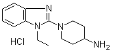 1-(1-Ethyl-1H-benzimidazol-2-yl)-4-piperidinamine hydrochloride molecular structure (CAS 1185314-93-5)