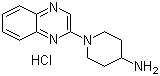 1-(2-Quinoxalinyl)-4-piperidinamine hydrochloride molecular structure (CAS 1185317-72-9)