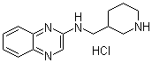 N-(3-Piperidinylmethyl)-2-quinoxalinamine hydrochloride molecular structure (CAS 1185319-99-6)