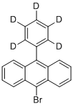 9-Bromoanthracene-10-Benzene-D5 molecular structure (CAS 1185864-38-3)