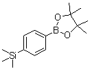 structure of CAS# 1186026-67-4, 4-Trimethylsilylphenylboronic acid pinacol ester;4-(4,4,5,5-Tetramethyl-1,3,2-dioxaborolan-2-yl)trimethylsilylbenzene