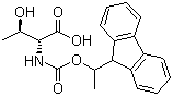 structure of CAS# 118609-38-4, N-[[1-(9H-Fluoren-9-yl)ethoxy]carbonyl]-D-threonine