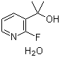2-Fluoro-alpha,alpha-dimethyl-3-pyridinemethanol hydrate molecular structure (CAS 1186293-50-4)