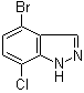 4-Bromo-7-chloro-1H-indazole molecular structure (CAS 1186334-61-1)
