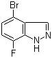 4-Bromo-7-fluoro-1H-indazole molecular structure (CAS 1186334-63-3)
