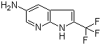 structure of CAS# 1186502-40-8, 2-(Trifluoromethyl)-1H-pyrrolo[2,3-b]pyridin-5-amine