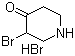 3-Bromo-4-piperidinone hydrobromide molecular structure (CAS 118652-88-3)