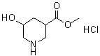 5-Hydroxy-3-piperidinecarboxylic acid methyl ester hydrochloride molecular structure (CAS 1186663-43-3)