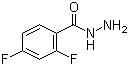 2,4-Difluorobenzoyl hydrazine molecular structure (CAS 118737-62-5)