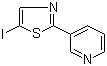 3-(5-Iodo-2-thiazolyl)pyridine molecular structure (CAS 1187830-48-3)