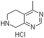 5,6,7,8-Tetrahydro-4-methylpyrido[3,4-d]pyrimidine hydrochloride molecular structure (CAS 1187830-72-3)