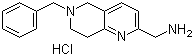 6-Benzyl-5,6,7,8-tetrahydro-1,6-naphthyridin-2-methanamine hydrochloride molecular structure (CAS 1187830-89-2)