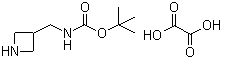 structure of CAS# 1187929-81-2, tert-Butyl (azetidin-3-ylmethyl)carbamate oxalate