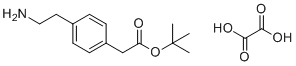4-(2-Aminoethyl)-benzeneacetic acid 1,1-dimethylethyl ester ethanedioate (1:1) molecular structure (CAS 1187930-62-6)