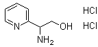 structure of CAS# 1187930-63-7, beta-Amino-2-pyridineethanol hydrochloride (1:2)
