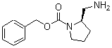(2R)-2-(Aminomethyl)-1-pyrrolidinecarboxylic acid phenylmethyl ester molecular structure (CAS 1187931-23-2)