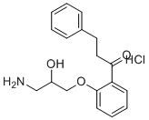 N-Despropyl Propafenone Hydrochloride molecular structure (CAS 1188263-52-6)