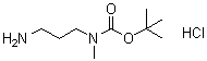 N-(3-Aminopropyl)-N-methylcarbamic acid 1,1-dimethylethyl ester hydrochloride molecular structure (CAS 1188263-67-3)