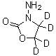 structure of CAS# 1188331-23-8, 3-Amino-2-oxazolidinone-4,4,5,5-d<sub>4</sub>