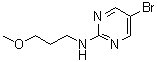结构式 CAS# 1189482-51-6, 5-溴-N-(3-甲氧基丙基)-2-嘧啶胺