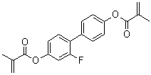2-Methyl-2-propenoic acid 1,1'-(2-fluoro[1,1'-biphenyl]-4,4'-diyl) ester molecular structure (CAS 1189579-53-0)
