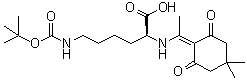 N2-[1-(4,4-Dimethyl-2,6-dioxocyclohexylidene)ethyl]-N6-[(1,1-dimethylethoxy)carbonyl]-L-lysine molecular structure (CAS 1189586-14-8)