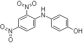4-(2,4-二硝基苯胺基)苯酚分子结构 (CAS 119-15-3)