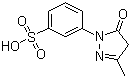 结构式 CAS# 119-17-5, 1-(3-磺酸苯基)-3-甲基-5-吡唑啉酮