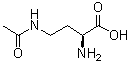 (2S)-4-(Acetylamino)-2-aminobutanoic acid molecular structure (CAS 1190-46-1)