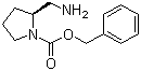 structure of CAS# 119020-03-0, (S)-2-(Aminomethyl)-1-Cbz-pyrrolidine;(S)-1-N-Cbz-2-(aminomethyl)pyrrolidine